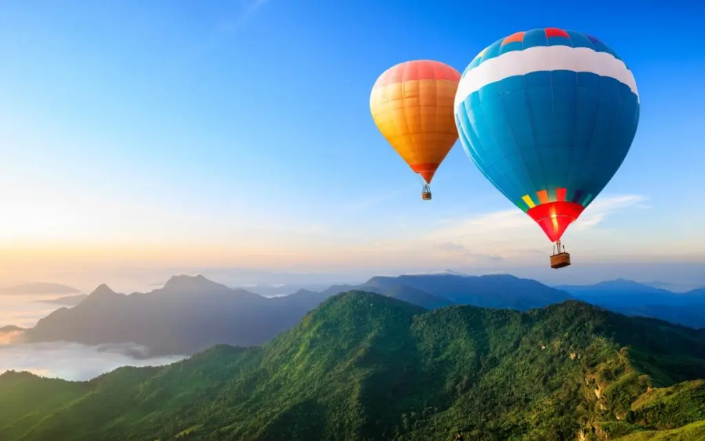 Ballonflug über Mallorca